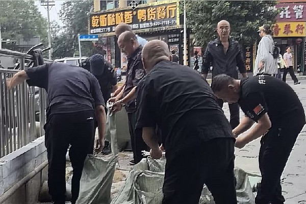 未雨绸缪筑牢防线，金州新天地安管部扎实开展防汛准备工作
